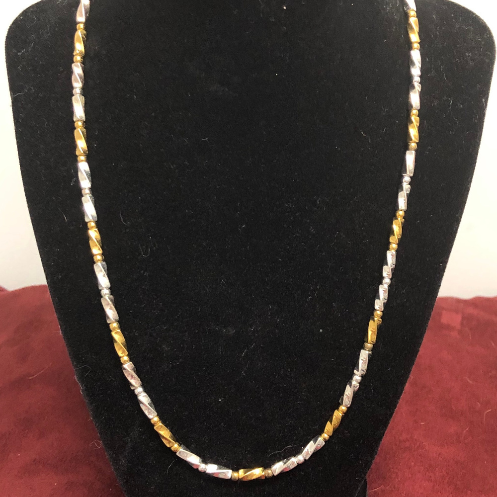 Napier Tri-Tone Necklace 19"